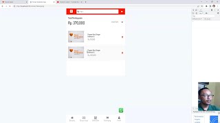 Menampilkan gambar item dan judul / title nya pada keranjang belanja / checkout situs program donasi