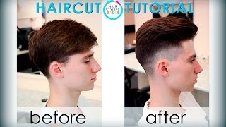 men's haircut in the British style (мужская стрижка "Британка") tutorial 25
