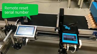 Dotjet printers remotely operate the controller screen