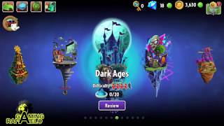 Plants vs Zombies 2 - Dark Ages - (Night 1-5) 2019