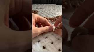 Ализе Пуффи Файн вяжем узор Жемчужный / Alize Puffy Fine