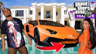 GTA5 REAL LIFE MOD |#7 ENCUENTRO A KYLIE JENNER  Y ME DEJA SU LAMBO (TRAP LIFE)