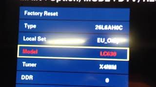 Modifica TV Samsung da LE26C450 a LE26C630