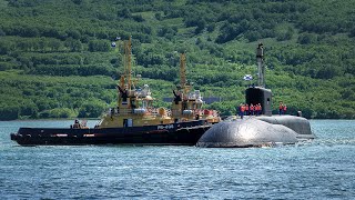 Возвращение АПКСН «Владимир Мономах» из дальнего похода в Вилючинск