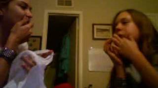 CHUBBY BUNNY BLONDE STYLE W/ MIKI AND ASHLEY!!!!