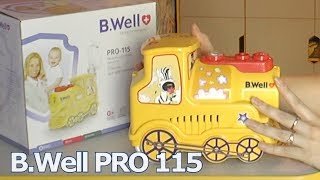 небулайзер детский паровозик B Well pro 115. Ингаляция для ребенка это просто!