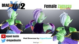 FEMALE ZAMASU! | Dragon Ball Xenoverse 2 No Hud Mod Showcase |