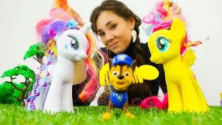 Мультики Бюро находок - Пони: Рарити и Флаттершай. Чья расчёска?