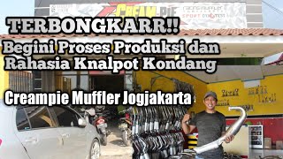 TERBONGKARR!! Begini Proses Produksi dan Rahasia Knalpot Kondang Creampie Muffler Jogjakarta