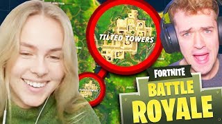 GIRLFRIEND CHOOSES WHERE WE LAND!! - Fortnite: Battle Royale