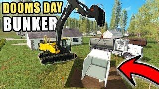 NEW JOB! INSTALLING A UNDERGROUND BUNKER FOR A CUSTOMER | FARMING SIMULATOR 2017