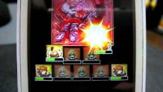 レアキング・ダーククラッグLV.1 とのバトル風景