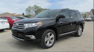 2013 Toyota Highlander Limited 4WD Start up, Walkaround and Vehicle Tour