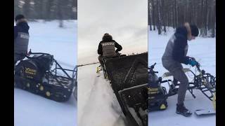 Мой новый трактор: Мотобуксировщик xmotors 17 л.с. и лыжный модуль