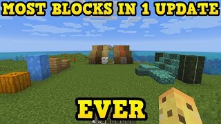 ALL Of The NEW Blocks In Minecraft 1.13's "Update Aquatic"