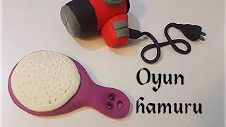 Oyun Hamurundan Fön Makinası ve Tarak/Gme Dough Blow Machine and Comb