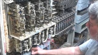 Gil Smiths Basement CO, PBX, Step by Step Switch Telephone Setup 4/17/2014