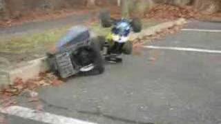 RC Monster Truck vs. Dell PC Monitor