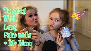 ASMR~ Basic Tapping With Long Acrylic Nails