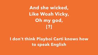 Tyler, the Creator ft. Playboi Carti - Earfquake (lyrics)