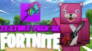 Texture pack de Fortnite en Minecraft ?