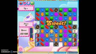 Candy Crush Level 266 Audio Talkthrough, 2 Stars 0 Boosters