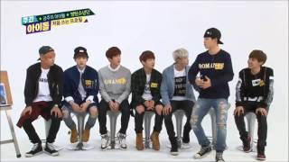 140501 Weekly Idol - BTS funny cute dance HD