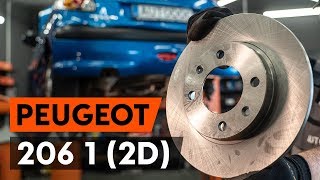 Как заменить задние тормозные диски на PEUGEOT 206 1 (2D) [ВИДЕОУРОК AUTODOC]