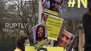 Belgium: Amnesty International protests Egyptian Pres Al-Sisi's EU-AU summit visit in Brussels