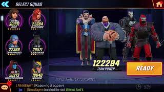 Marvel Strike Force - Aggressive Arena team