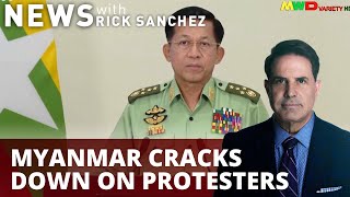 Military cracks down on protesters in Myanmar