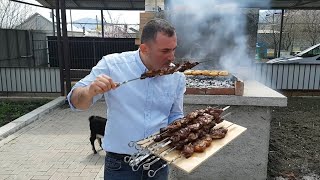 MEAT on the GRILL.
