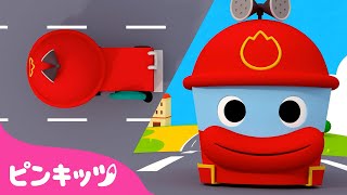 Hurry Hurry Drive the Fire Truck | 消防車の歌 | 英語童謡 | 子どもの歌 | Word Play | ピンキッツ! Pinkfong 日本語