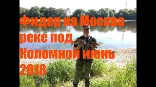 фидер на Москва реке под Коломной июнь 2018