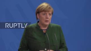 Germany: No options off the table including sanctions - Merkel on Putin meeting