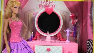 Туалетный столик Барби / Barbie Glam Vanity - комплект мебели / Furniture Set - Mattel - X7940