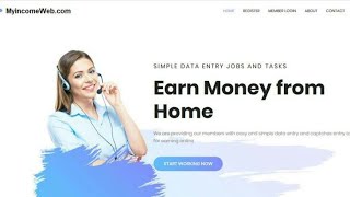 Work. My income. Web-Online job typing captcha:Extra income
