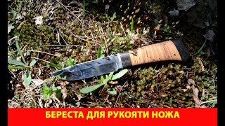Береста для рукояти ножа