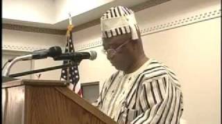 Vice President Joseph Boakai Speaks in Minnesota--Part I
