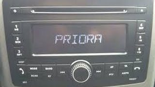 Штатная магнитола на приоре