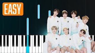 BTS - "Airplane pt2" 100% EASY PIANO TUTORIAL