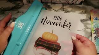 November Fall planner Set up -Socialite Classic Happy planner