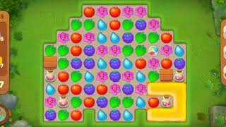 Gardenscapes Level 1555 Walkthrough "No Boosters Used"