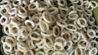 Most Common Street Food In India - Chekodilu Making In Sweet Shop Style