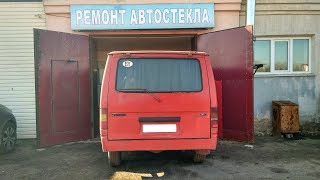 Ремонт трещины лобового стекла Форд Транзит за 5-7$