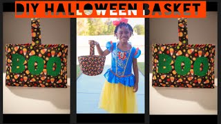 SEWING HALLOWEEN BAG. FREE SEWING PATTERN (EASY SEWING FOR BEGINNERS)