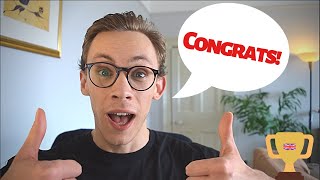 Different Ways Of Saying "Congratulations" | British Pronunciation Lesson