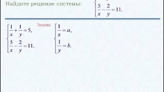 Система из двух нелинейных уравнений.