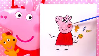 Comment Dessiner et Peindre Peppa Pig | Peinture et Dessin