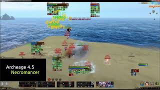 180507 Archeage 4.5 Play Necromancer in Freeisland. (Kraken Server)